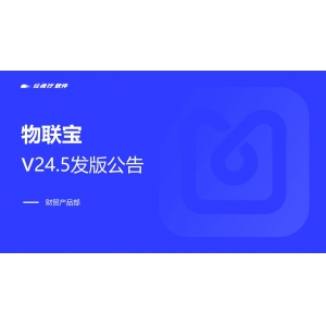 管家婆財工貿系列&物聯寶V24.5發版公告！